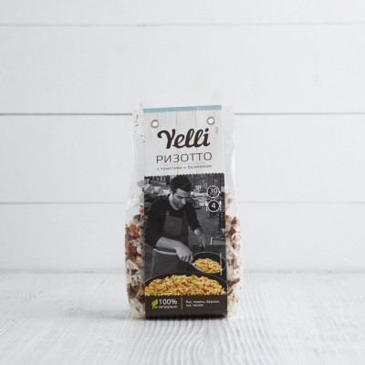 Ризотто Yelli с томатами и базиликом, 250г