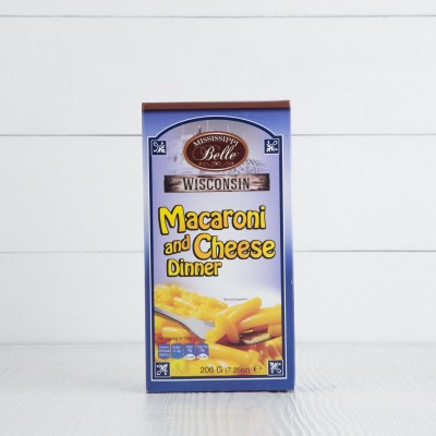 Макароны с сыром Wisconsin, Mississippi Belle, 206г