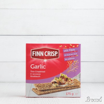 Сухарики с чесноком "Garlic", Finn Crisp, 175г