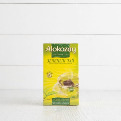 Чай зеленый классический, пакетированный, Alokozay, 25шт.