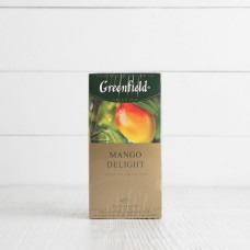 Чай Mango Delight зеленый с ароматом манго и растительными компонентами, Greenfield, 25шт.