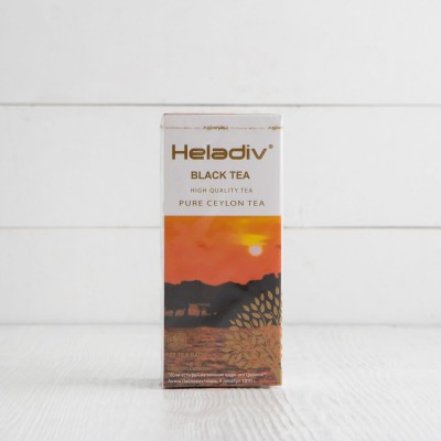 Чай "Black Tea", пакетированный, Heladiv, 25шт.