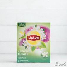 Чай зеленый с лепестками жасмина, Lipton, 100шт.