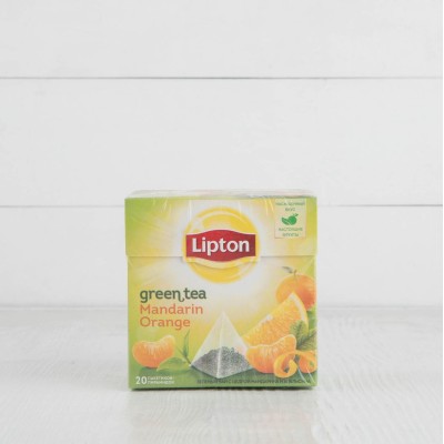 Чай зеленый с цедрой мандарина и апельсина, пирамидки, Lipton,. 20шт