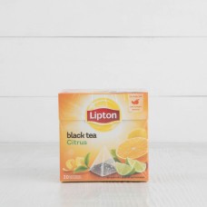 Чай черный с цедрой цитруса, пирамидки, Lipton, 20шт.
