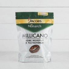 Кофе молотый в растворимом Jacobs Monarch Millicano, 150г