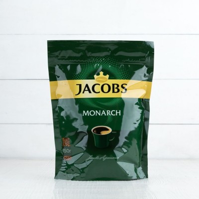 Кофе растворимый сублимированный, Jacobs Monarch, 150г