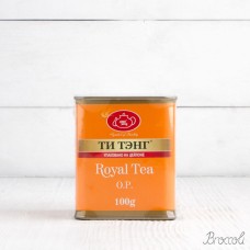 Чай в металлической банке "Royal Tea" O.P. Ти Тэнг, 100г