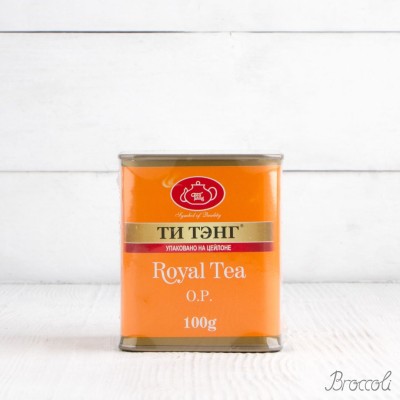 Чай в металлической банке "Royal Tea" O.P. Ти Тэнг, 100г