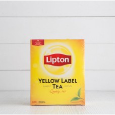 Чай черный пакетированный, Lipton, 100шт.