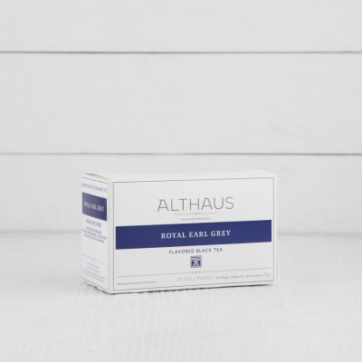 Чай черный Royal Earl Grey в пакетиках Althaus, 20шт.
