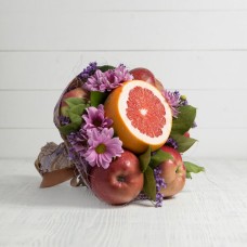 Букет из фруктов и цветов "Очарование"