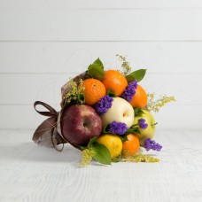 Букет из фруктов и цветов "Колорит"