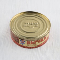 Бычки обжаренные в томатном соусе, 5 Морей, 240г
