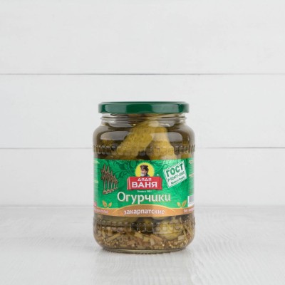Огурцы "Закарпатские" Дядя Ваня, 680г