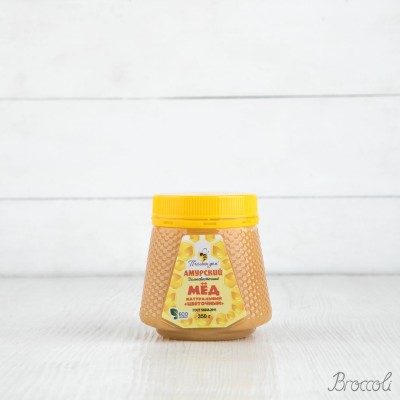 Мёд натуральный "Цветочный" Пчёлкин дом, 350г