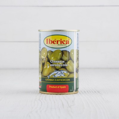 Оливки с анчоусом Iberica, 300г