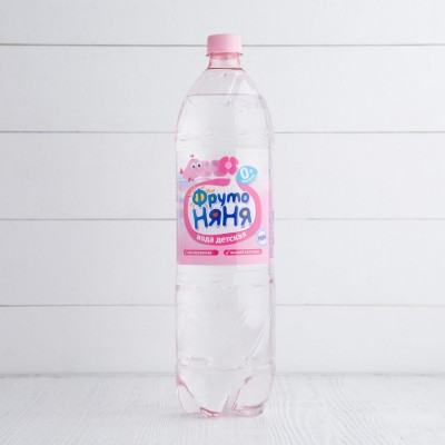 Вода детская питьевая с 0 мес., ФрутоНяНя, 1,5л