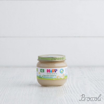 Пюре "Мое первое пюре" цветная капуста, 4 мес., HiPP, 80г