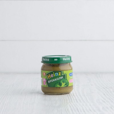 Пюре из брокколи, 4 мес., Heinz, 80г