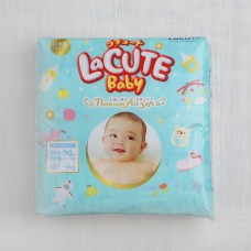 Подгузники LaCUTE Baby Premium Air Soft NB (0-5 кг), 90шт.