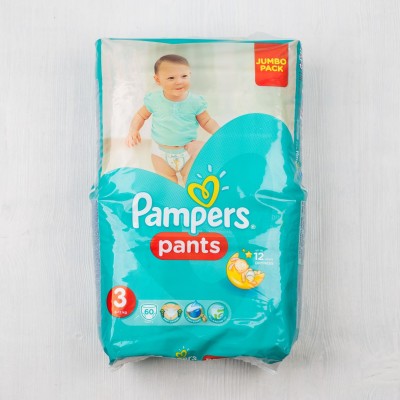 Подгузники-трусики Pampers Pants для мальчиков и девочек Midi (6-11 кг), 60шт.