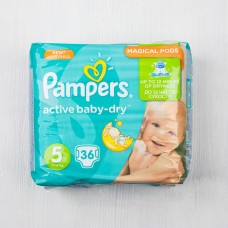 Подгузники Pampers Active Baby-Dry Junior (11-18кг) экономичная упаковка, 36шт.