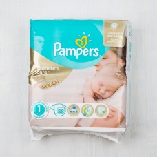 Подгузники Pampers Premium Care Newborn (2-5кг) экономичная упаковка, 88шт.