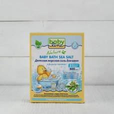 Соль морская детская для ванн c чередой в фильтр-пакетах, Babyline, 500г