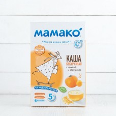 Каша кукурузная с тыквой и абрикосом на козьем молоке (с 5 мес.), Мамако, 200г