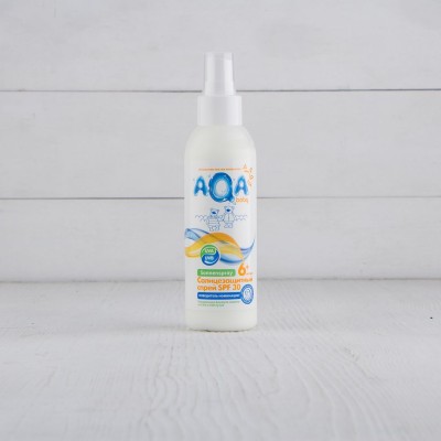 Спрей солнцезащитный SPF 30, Aqa Baby, 150мл