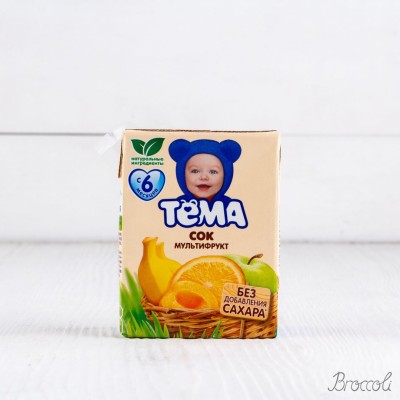 Сок Тема Мультифрукт, 200мл