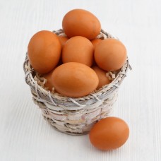 Яйца куриные коричневые С0, лоток 10 штук