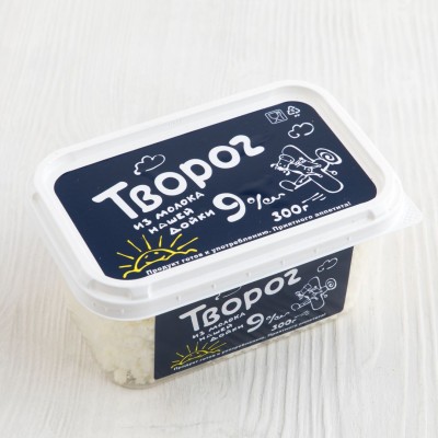 Творог 9% из молока "Нашей Дойки", 300г