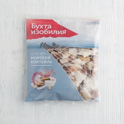 Морской коктейль свежемороженый, Бухта Изобилия, 430г