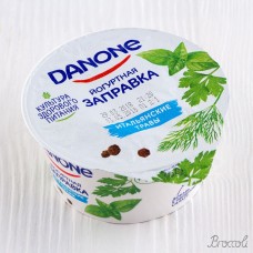 Йогуртная заправка для салатов Итальянские травы 3%, Danone, 140г