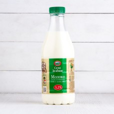 Молоко пастеризованное 3,2%, Село Зеленое, 930мл