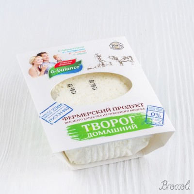 Творог фермерский 0% G-balance, 230г