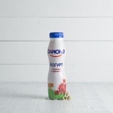 Йогурт питьевой Вишня-Гранат Danone, 2,1%, 270г