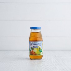 Сок осветленный яблоко, шиповник, 5 мес., Бабушкино Лукошко, 200мл