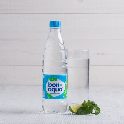 Вода БонАква без газа, 0,5л