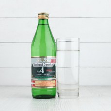 Вода минеральная питьевая №4 (ессентукский тип), Заповедник Здоровья,стекло, 0,5л