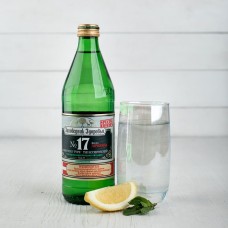 Вода минеральная питьевая №17 (ессентукский тип), Заповедник здоровья, стекло, 0,5л