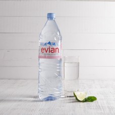 Вода Evian без газа, пластик 1,5л