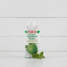 Вода кокосовая 100% натуральная без сахара Foco, 330мл