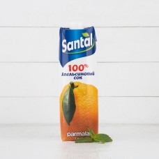 Сок Santal "Апельсиновый" 100%, 1л