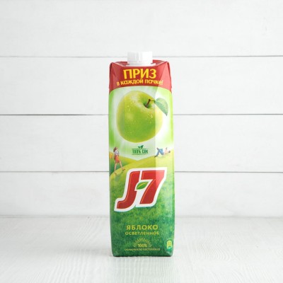 Сок "J7" яблоко осветленное 100%, 0,97л
