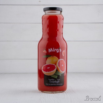 Сок из Красного апельсина без сахара, Mirgs, 1л