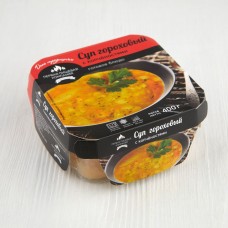 Суп гороховый с копченостями, замороженный, ППК, 400г