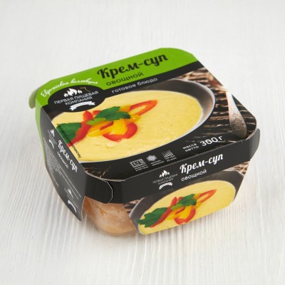 Крем-суп овощной, замороженный, ППК, 300г